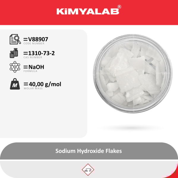 Kimyalab Sodyum Hidroksit Payet 1kg - Kostik - Sodium Hydroxide
