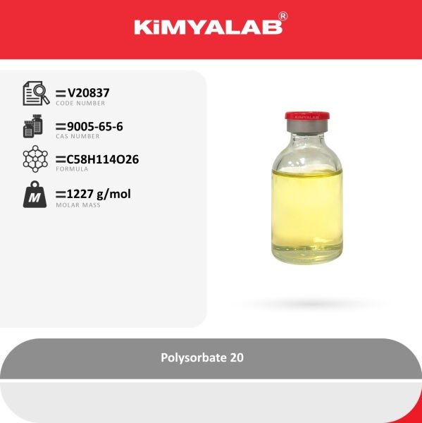 Kimyalab Polisorbat 1 L - Tween 20 - Polysorbate 20