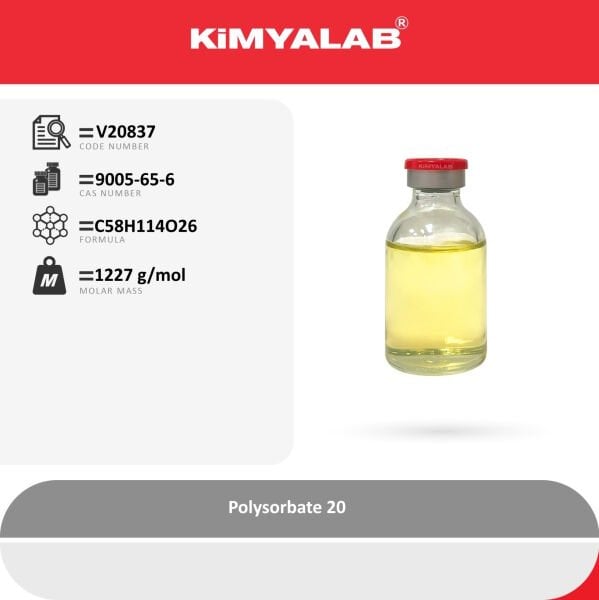 Kimyalab Polisorbat 500ml - Tween 20 - Polysorbate 20