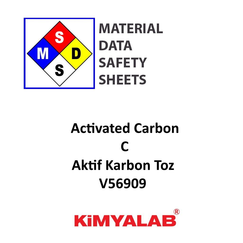 Kimyalab Aktif Karbon Toz MSDS Belgesi - Activated Carbon