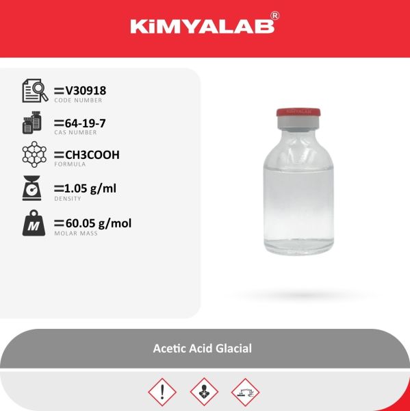 Kimyalab Glasiyel Asetik Asit - Sirke Asiti - 2,5L - Acetic Acid Glacial