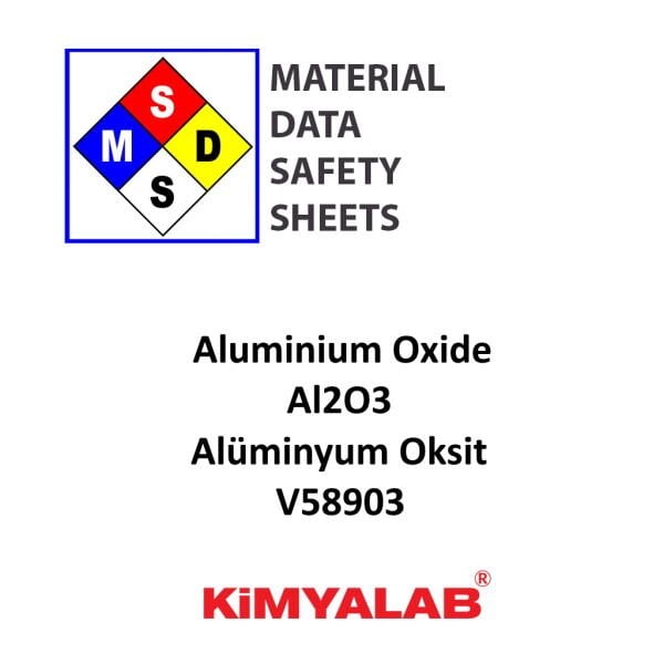 Kimyalab Alüminyum Oksit MSDS Belgesi - Aluminium Oxide