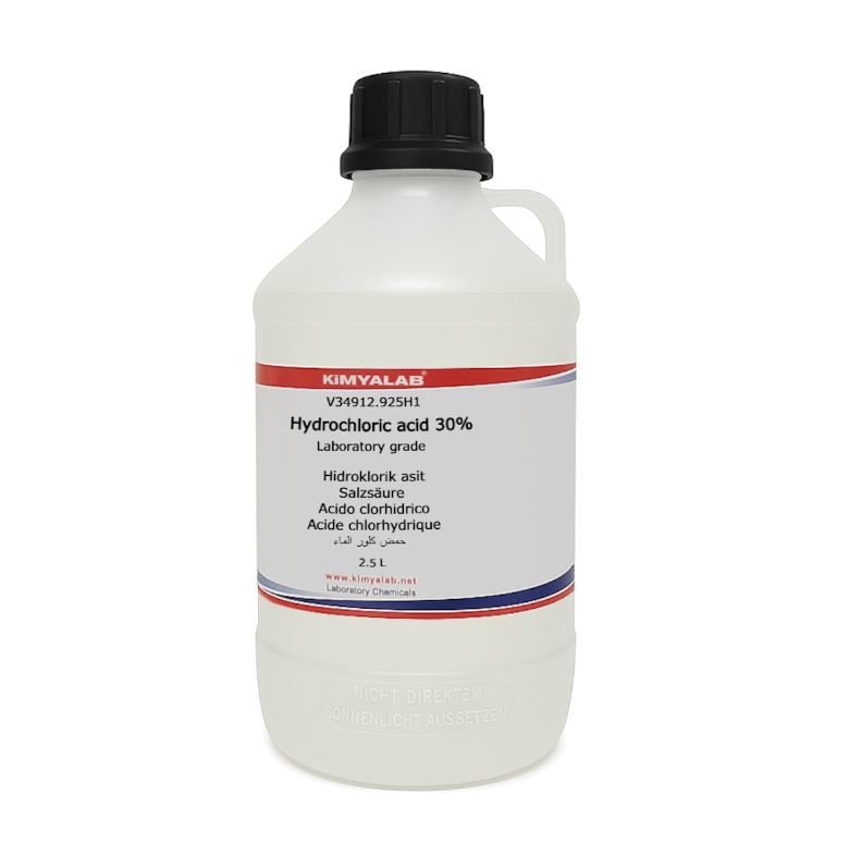 Kimyalab Hidroklorik Asit 30% 2,5L - Hydrochloric Acid HCL