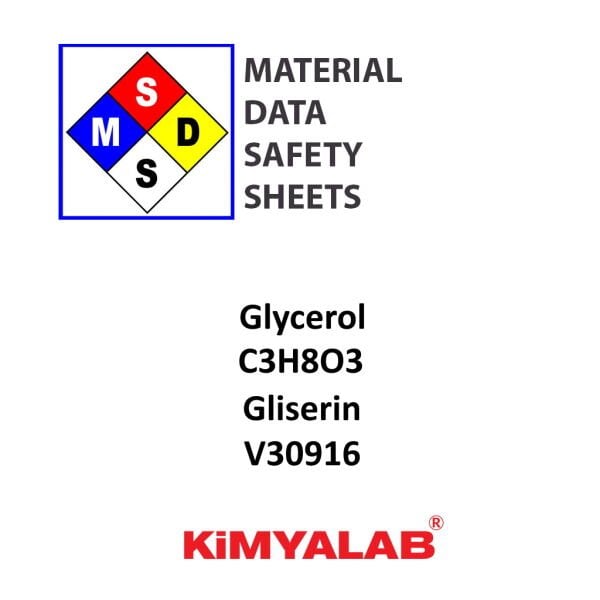 Kimyalab Gliserin MSDS Belgesi - Glycerol