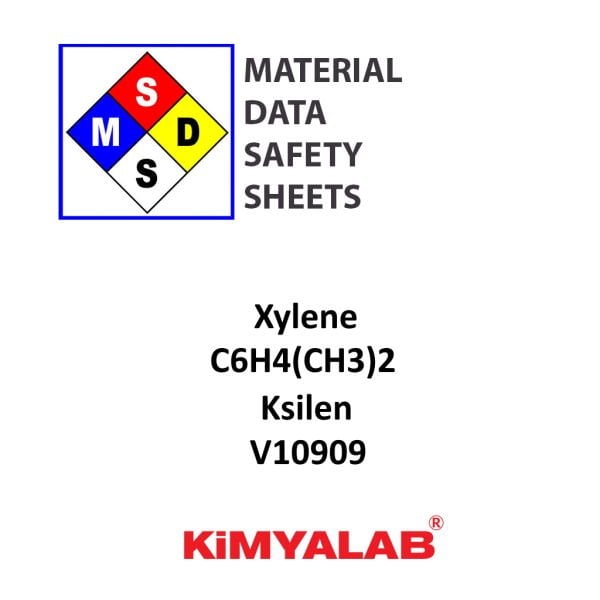 Kimyalab Ksilen MSDS Belgesi - Saf Fırın Tineri Xylene