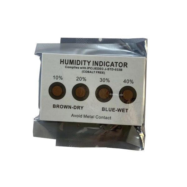 Nem İndikatör Kartı - 3 Noktalı Gösterge Kartları 250adet/Kutu - Standart