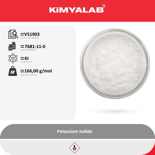 Kimyalab Potasyum İyodür 1 Kg - Toz - Potassium iodide