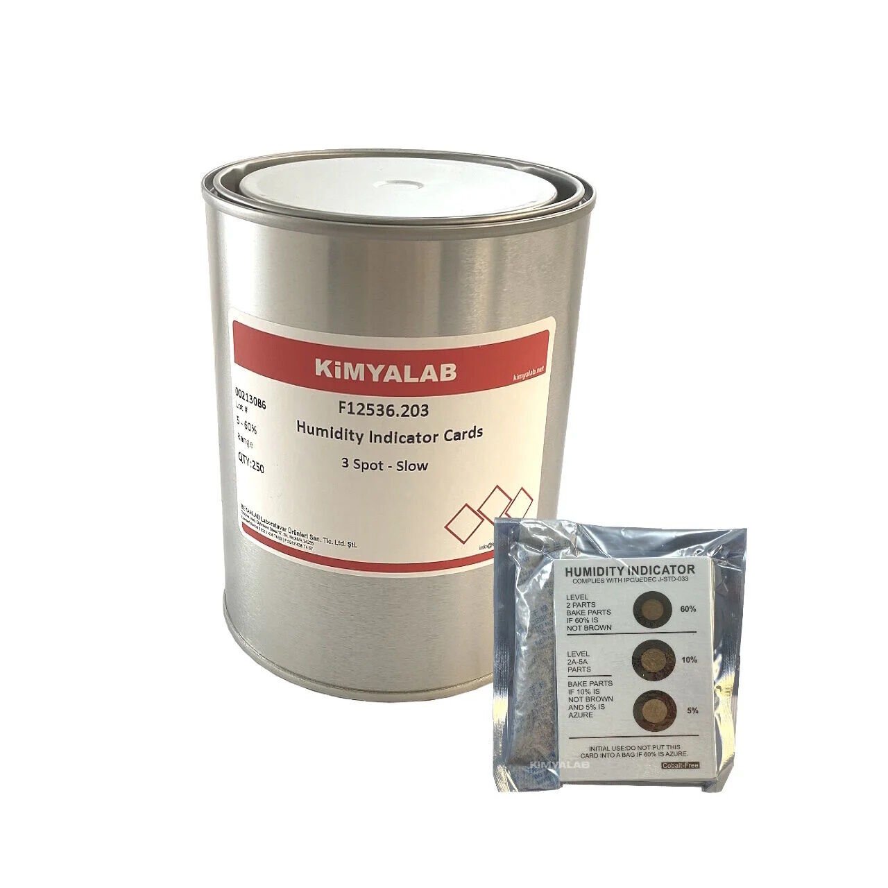 Nem İndikatör Kartı - 3 Noktalı Gösterge Kartları 25 adet/paket - Yavaş