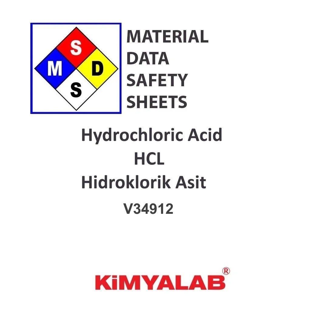 Kimyalab Hidroklorik Asit MSDS Belgesi- Hydrochloric Acid HCL