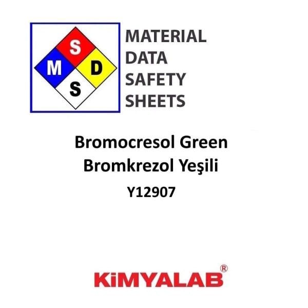Bromkrezol Yeşili MSDS- Bromocresol Green Solution