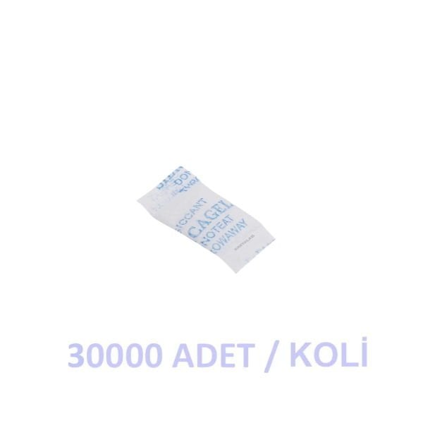 Silikajel Nem Alıcı 0.5g - Poşetli Küf Önleyici 30000ad/koli