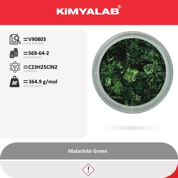 Kimyalab Malaşit Yeşili 100g - Malachite Green Crystals C. I. NO. 72449