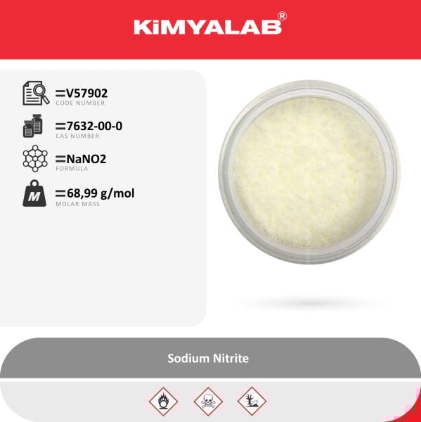 Kimyalab Sodyum Nitrit - Sodium Nitrite - 5 Kg-HDPE Varil