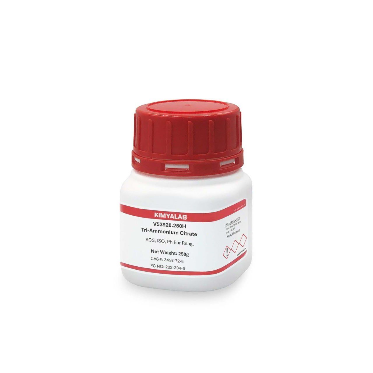 Kimyalab Triamonyum Sitrat 250g - Tri-Ammonium Citrate