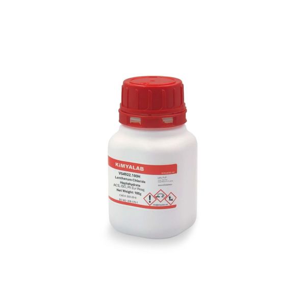 Kimyalab Lantan(III) Klorür Heptahidrat 100g - Lanthanum(III) Chloride Heptahydrate