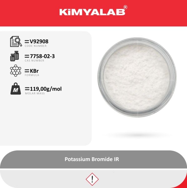 Kimyalab Potasyum Bromür 250g - Potassium Bromide IR - For Spectroscopy