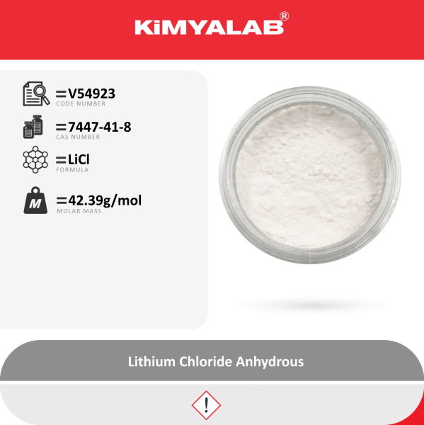 Kimyalab Lityum Klorür 250g - Lithium Chloride Anhydrous