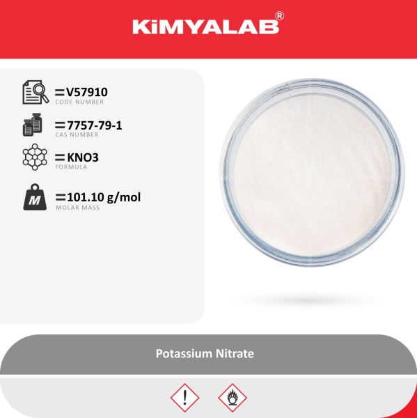 Kimyalab Potasyum Nitrat - Potassium Nitrate - 5 Kg-HDPE Varil