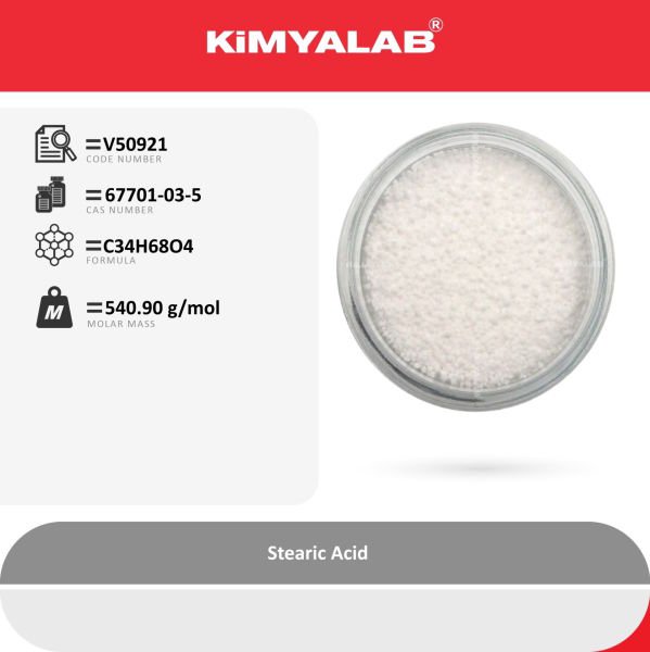 Kimyalab Stearik Asit - Stearic Acid %45 - 3 Kg-HDPE Varil
