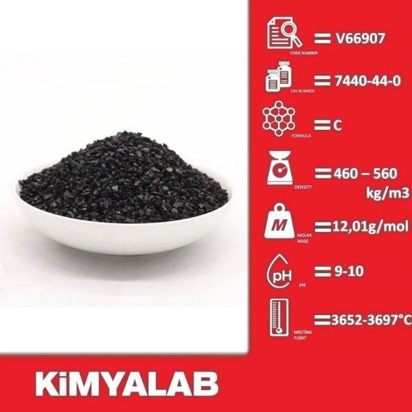 Kimyalab Aktif Karbon Granül 1 Kg - Activated Carbon Extra Pure