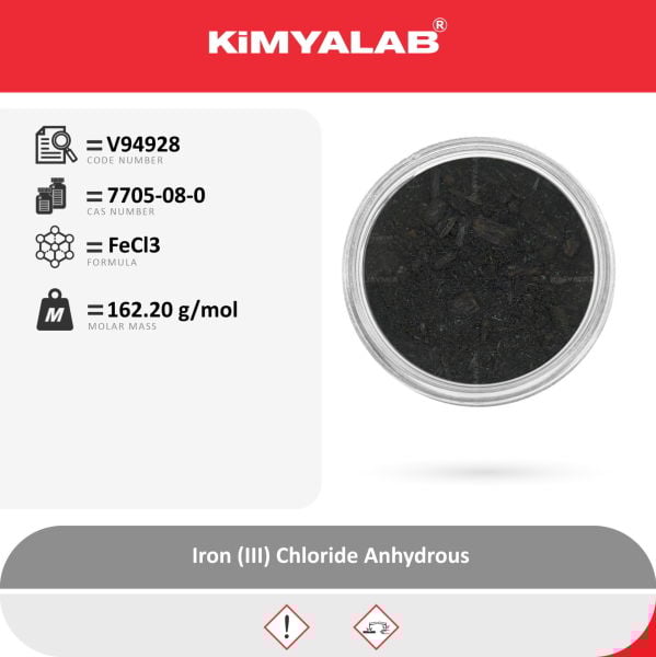 Kimyalab Demir III Klorür 500g - Iron III Chloride Anhydrous