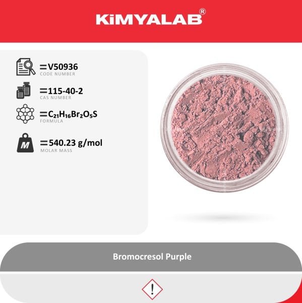 Kimyalab Brom Krezol Moru İndikatör 10g - Bromocresol Purple