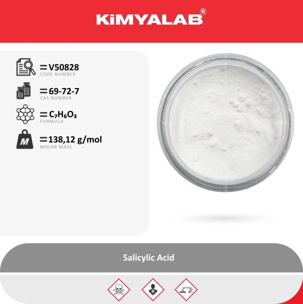 Kimyalab Salisilik Asit - Salicylic Acid USP - 5 Kg-HDPE Varil