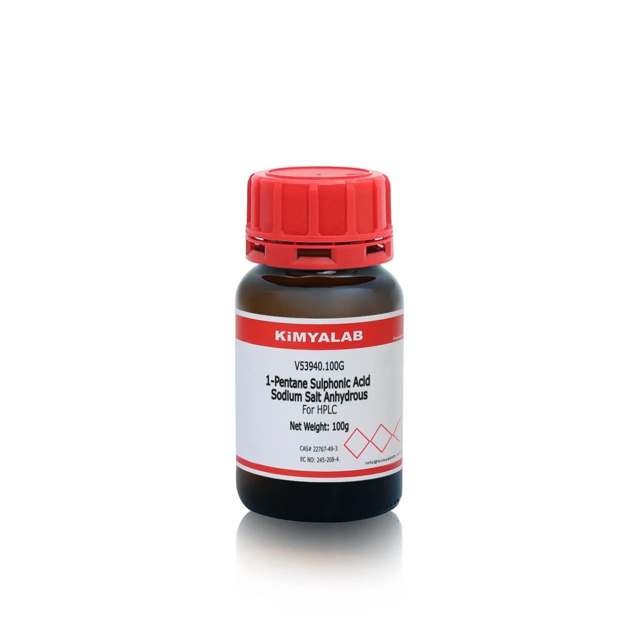 Kimyalab Pentan Sülfonik Asit Sodyum Tuzu 100g - 1-Pentane Sulphonic Acid Sodium Salt Anhydrous For HPLC