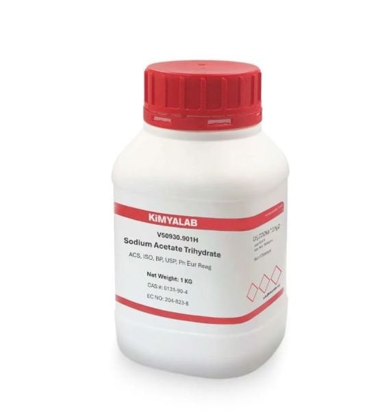 Kimyalab Sodyum Asetat Trihidrat 1Kg - Sodium Acetate Trihydrate