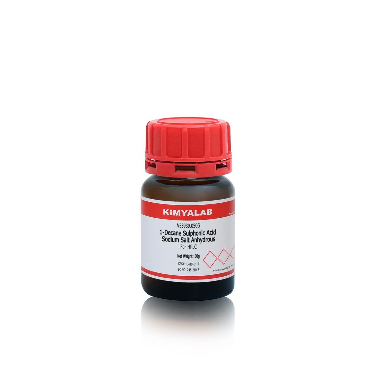 Kimyalab Dekan Sülfonik Asit Sodyum Tuzu 50g - 1-Decane Sulphonic Acid Sodium Salt Anhydrous For HPLC