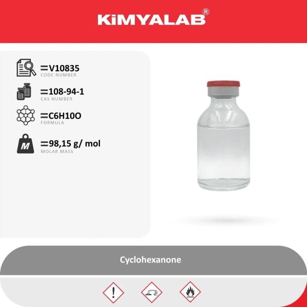 Kimyalab Siklohekzanon - 500ml - Cyclohexanone